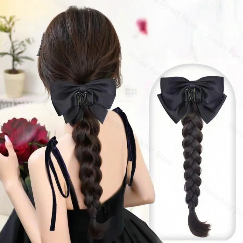 Cosplay Prop Bow - NIEUWE Klauw Clip Boog Pruik Paardenstaart