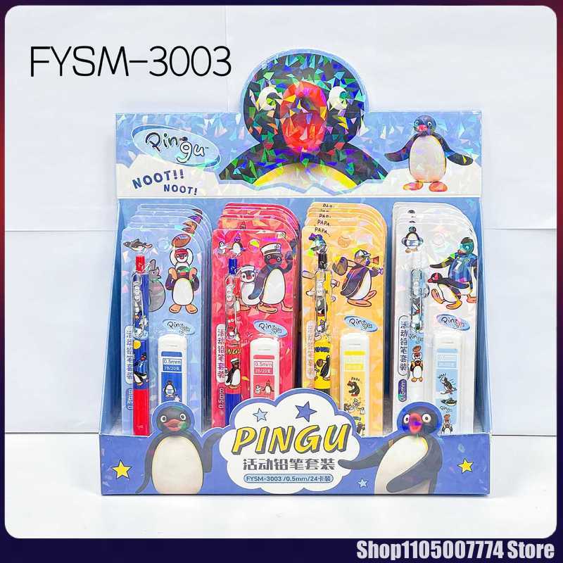 Easy Cosplay Prop - 4/24pcs Kawaii Pingu Vulpotlood Set Briefpapier