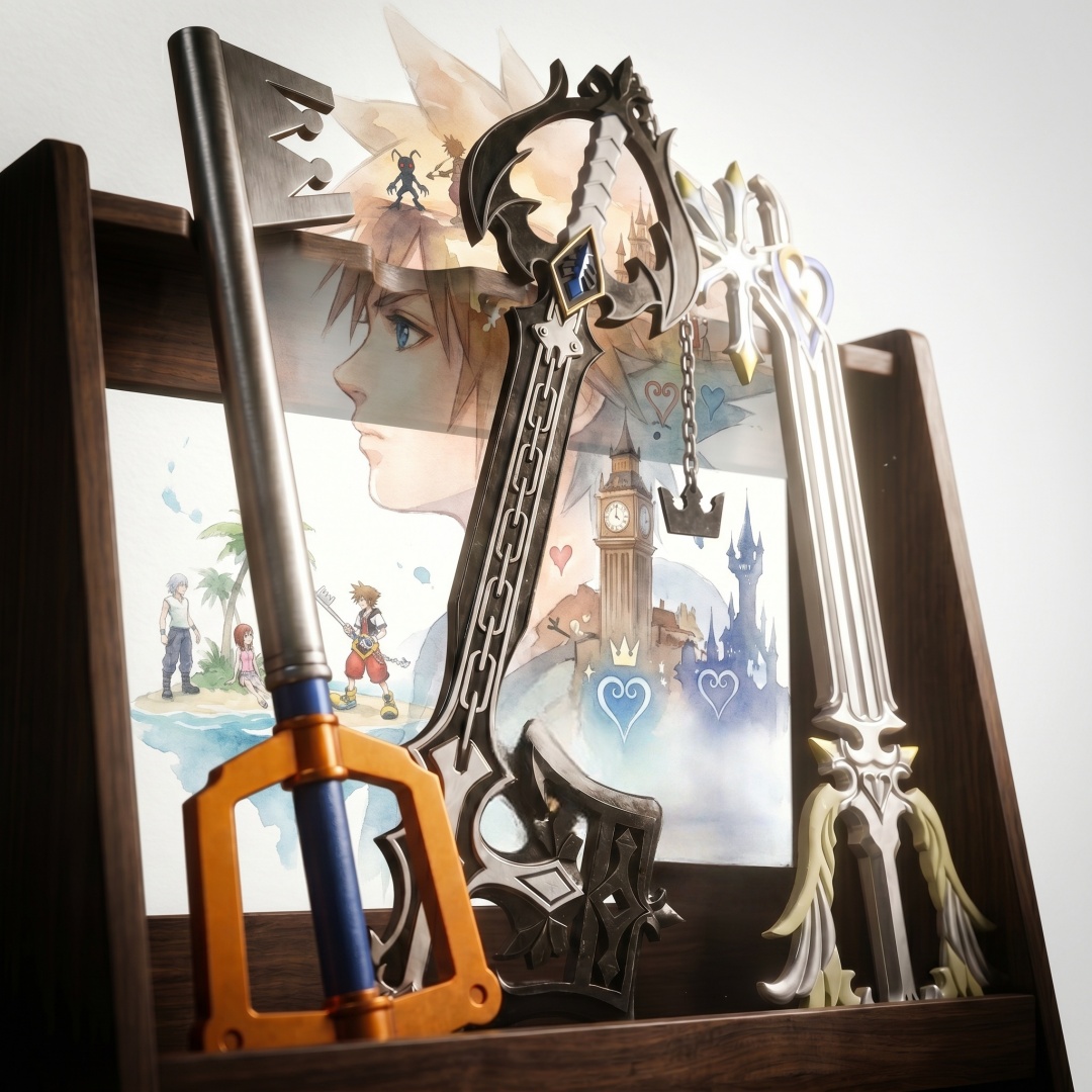 Keyblade Cosplay Prop - 33,8 inch Kingdom Hearts Sora Keyblade