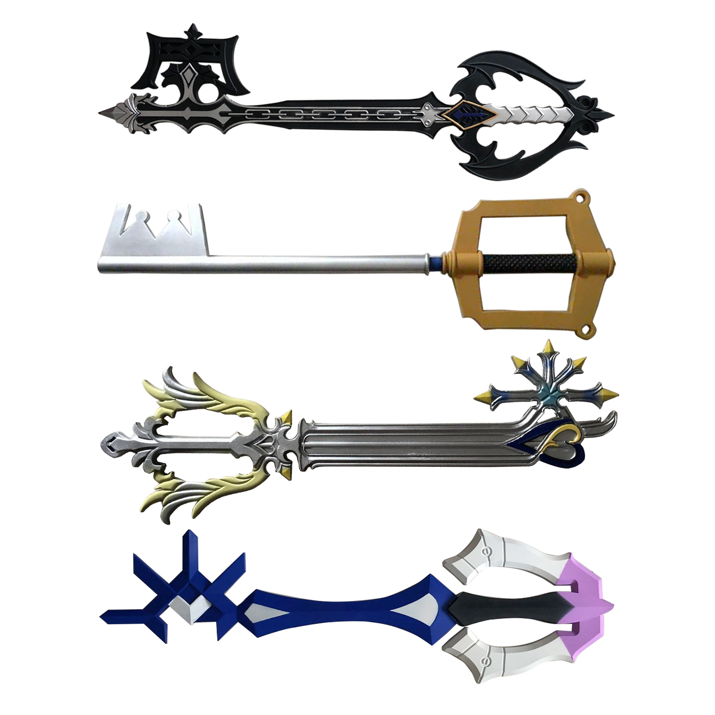Keyblade Cosplay Prop - 1:1 Cosplay Kingdom Hearts Gouden Sleutel: