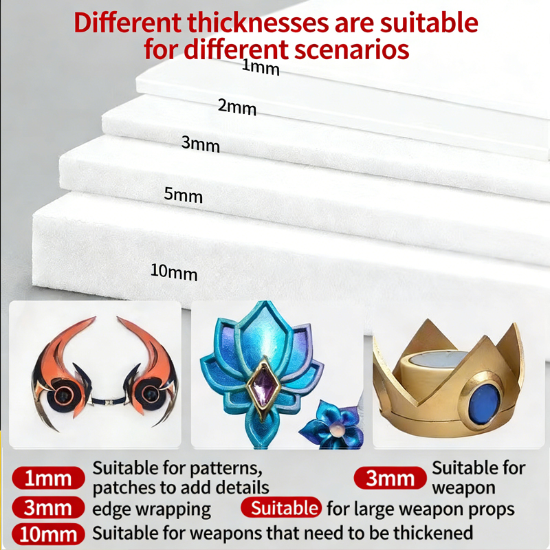 Cosplay Prop Foam Board - EVA-foam plaatmateriaal model voor doe-het-zelf knutselwerk,