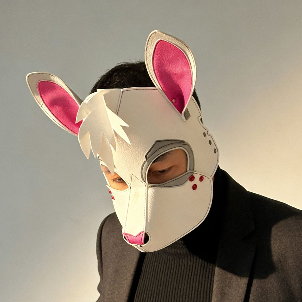 Punk konijnenmasker wit konijn - Free Cosplay Prop Patterns recensie en prijs