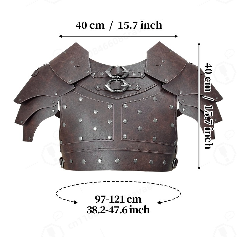 Middeleeuwse schouder- en bors - Prop For Cosplay recensie en prijs