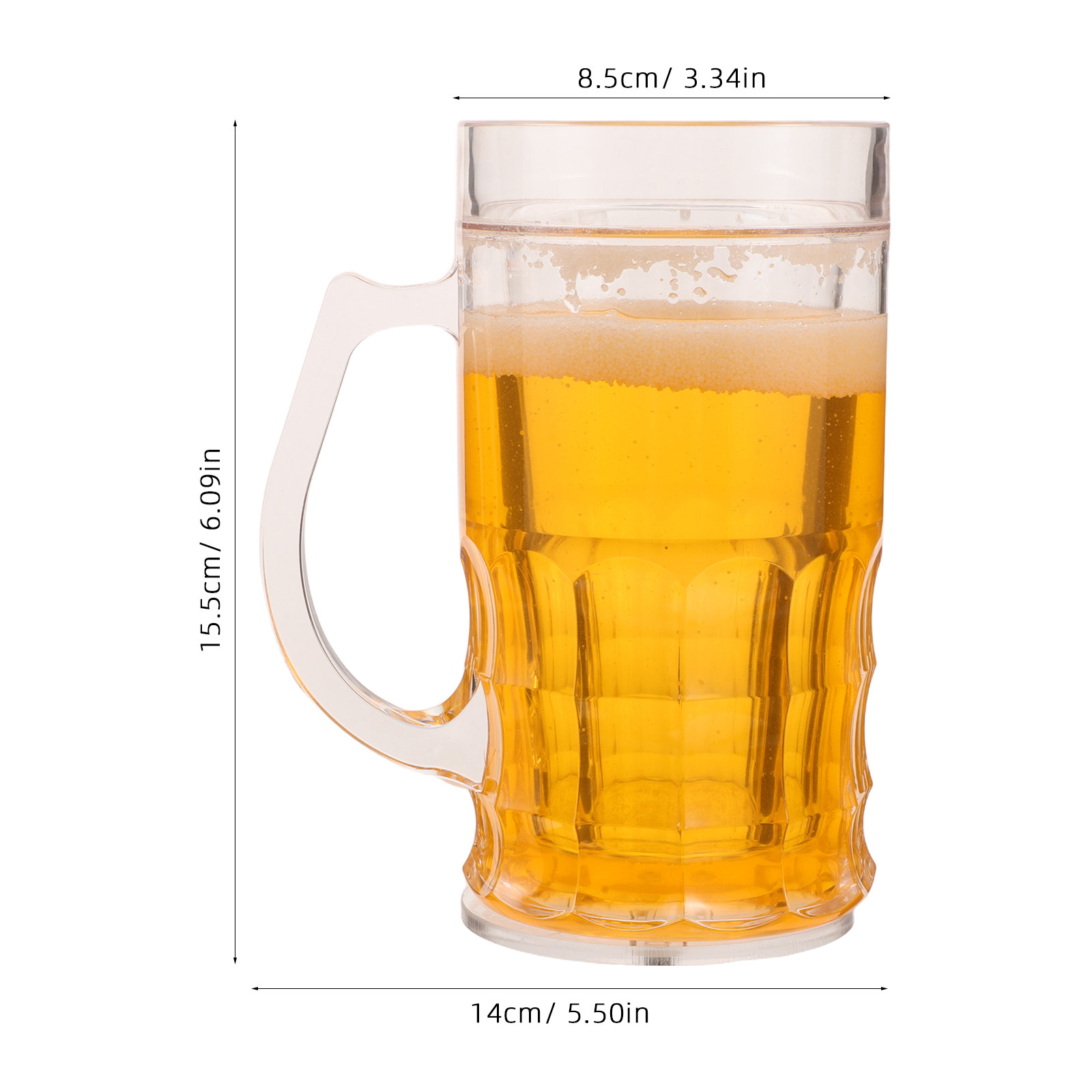 Kunstmatig bierglas model, nep - Cosplay Prop Display recensie en prijs