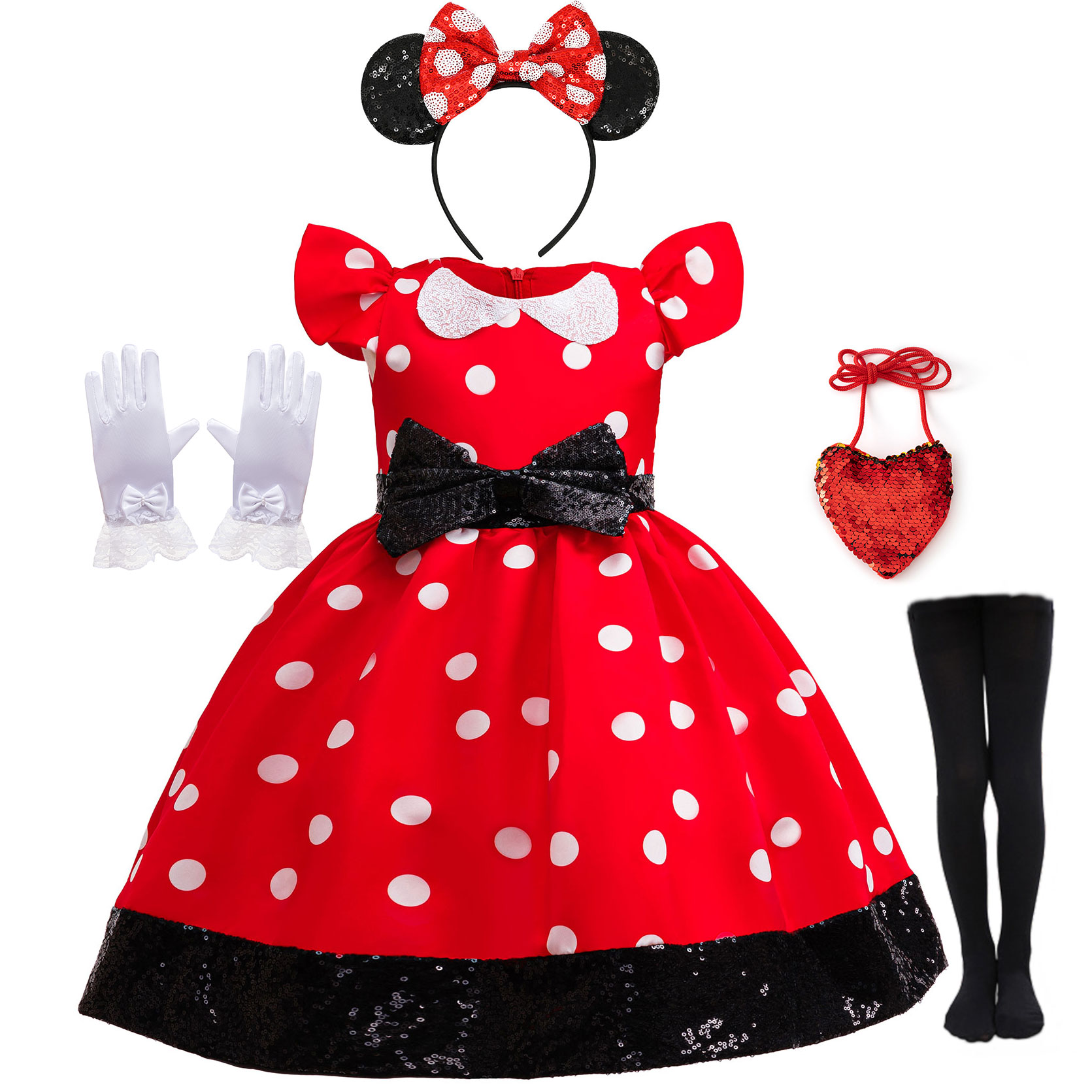 Schattige kleine meisjes rood  - Cosplay Prop Bow recensie en prijs