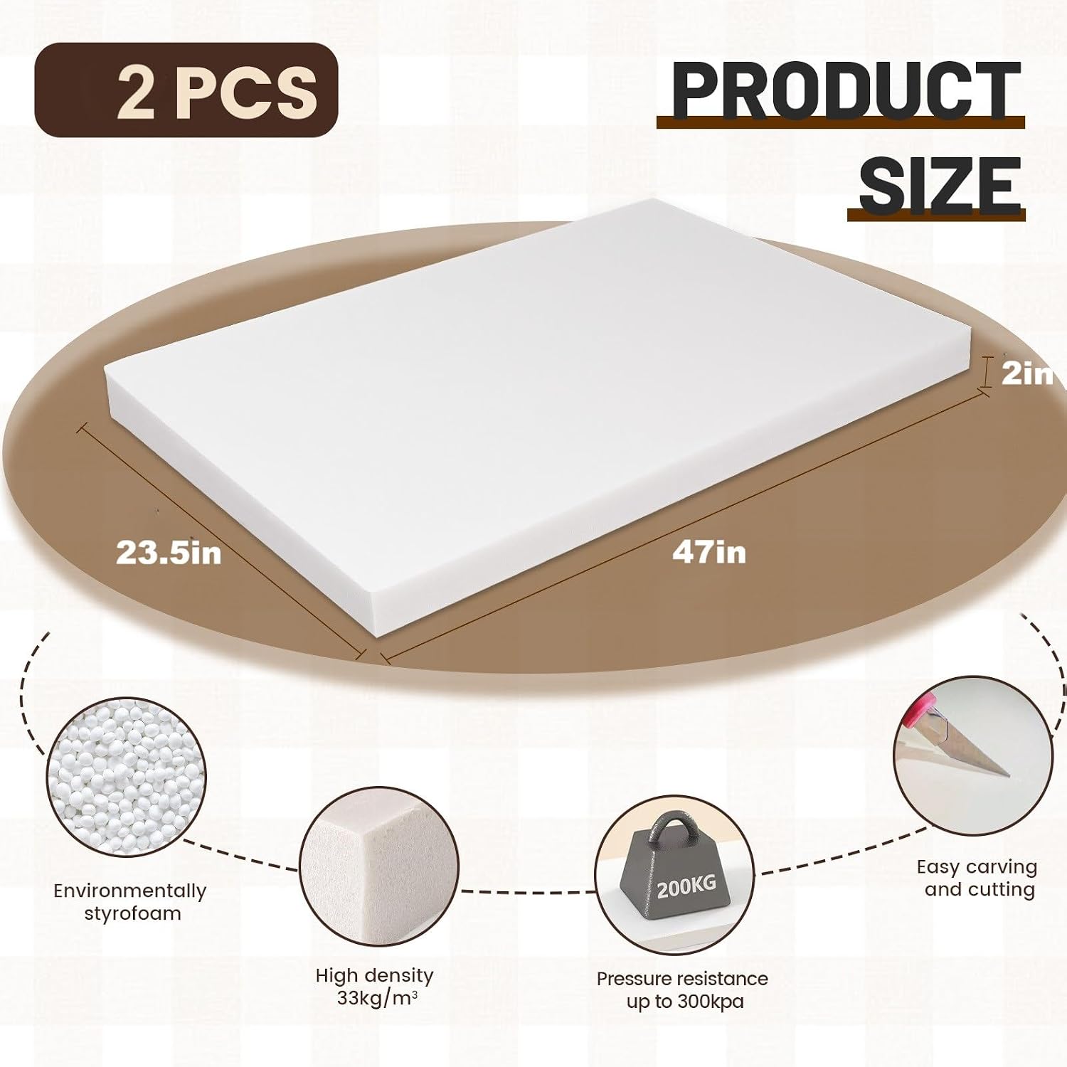 Hoge dichtheid XPS grote schui - Cosplay Prop Foam Board recensie en prijs