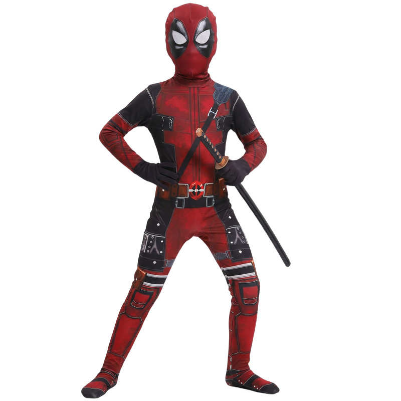 3-12Y Deadpool-kostuum voor ki - Cosplay Prop Dagger recensie en prijs