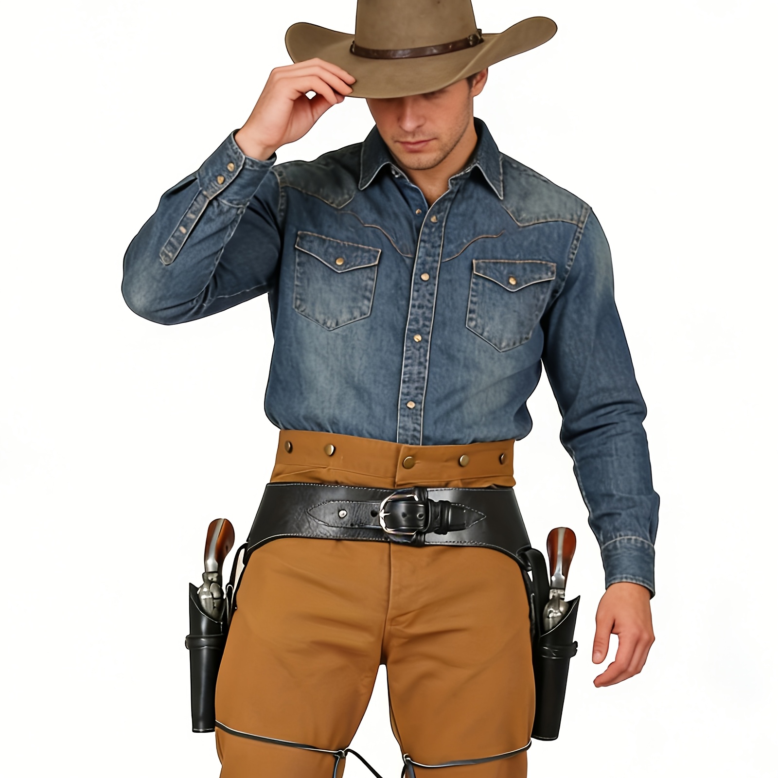 Vintage West Cowboy Dijholster - Cosplay Prop Pistol recensie en prijs